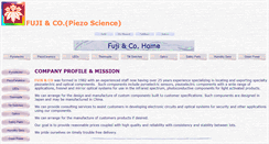 Desktop Screenshot of fuji-piezo.com